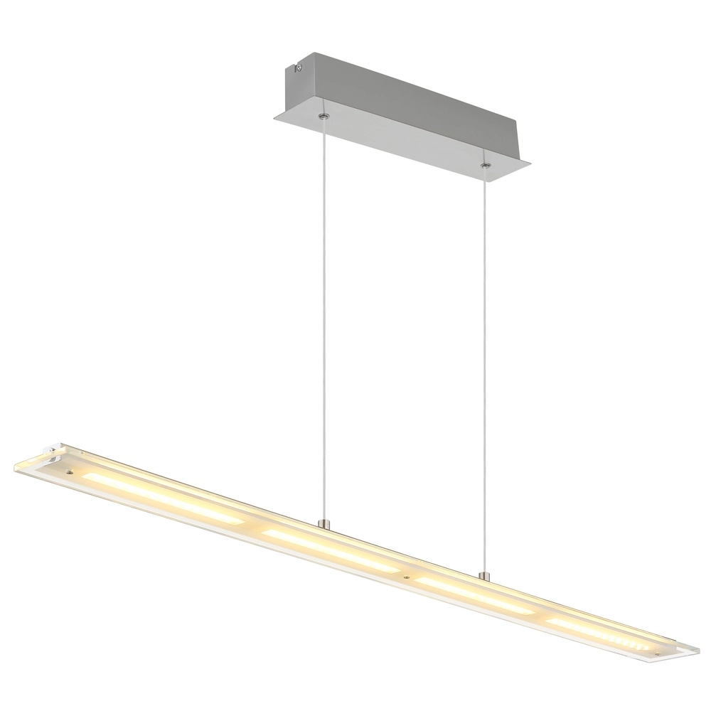 Pendant lamp Novak nickel 115cm Globo 9007371589029