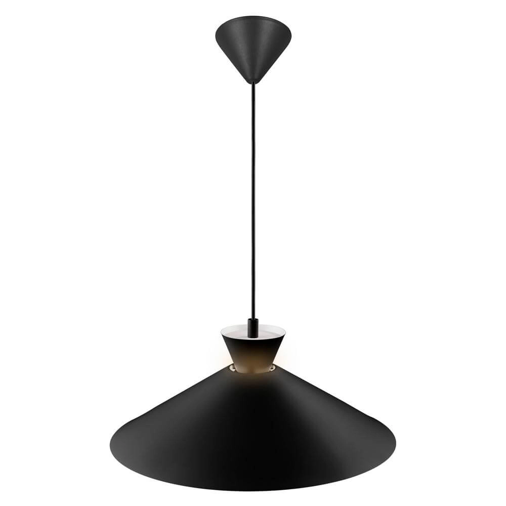 Sleek pendant lamp Dial black Ø 45cm Nordlux 5704924013737