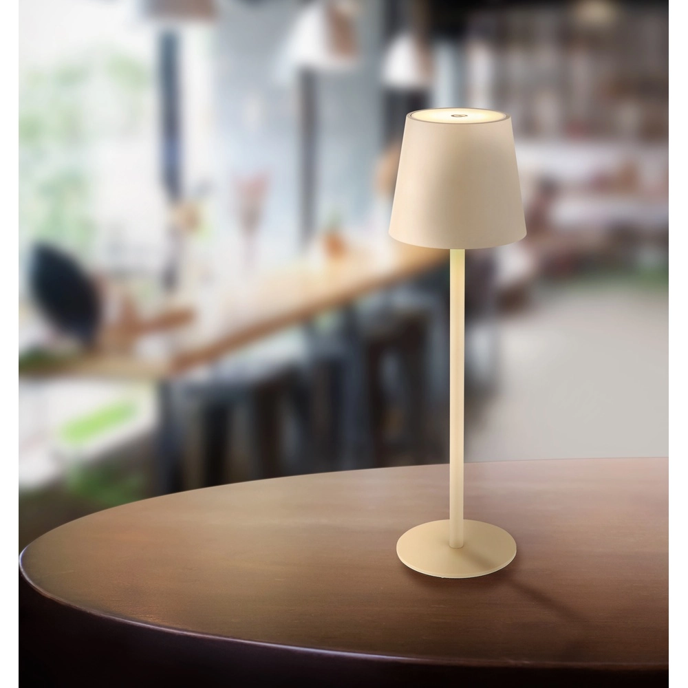 Design table lamp Vannie Sand Brown Rechargeable Globo 9007371452729