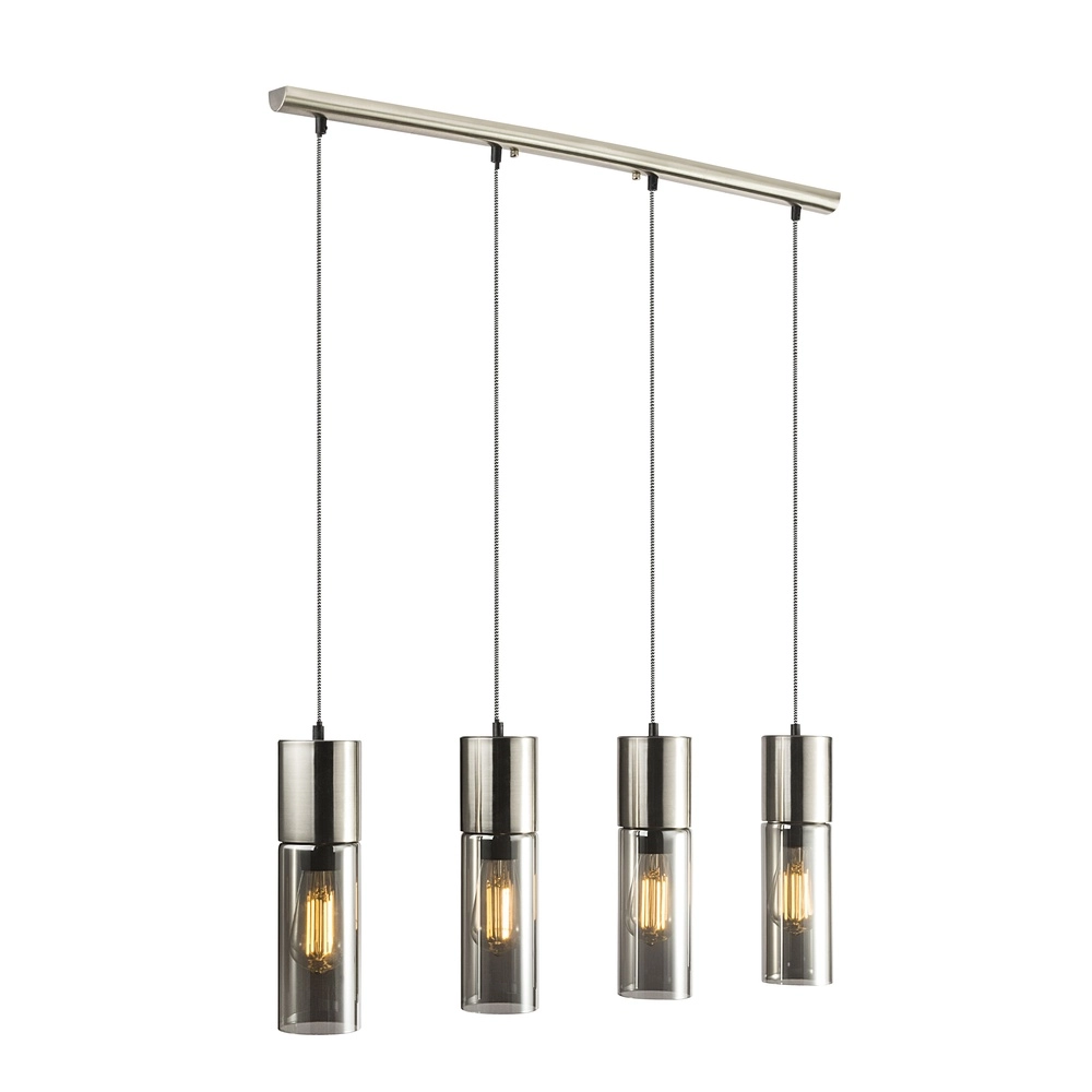 4-light pendant lamp Annika Nickel design Globo 9007371382200