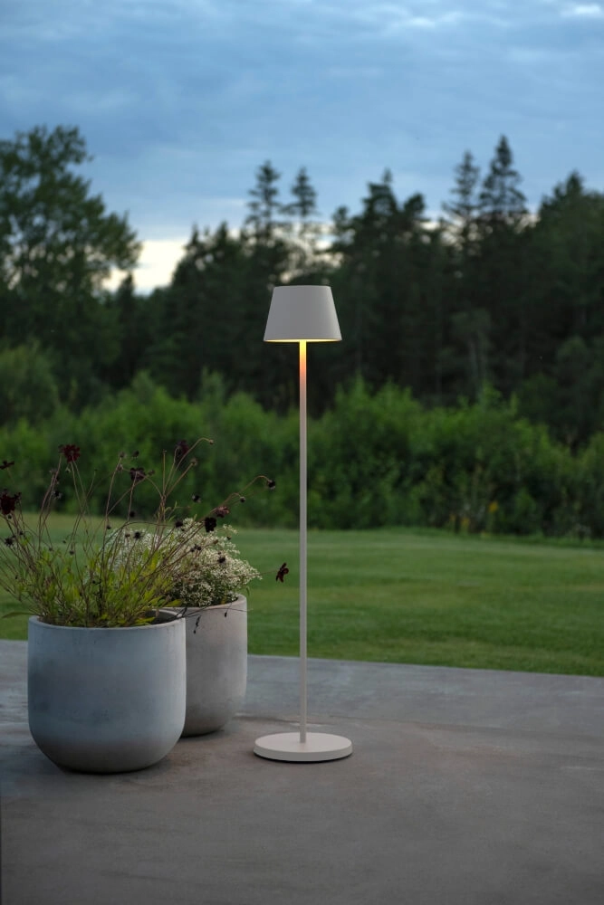Rechargeable floor lamp Pomezia Medium white KonstSmide 7318307841251