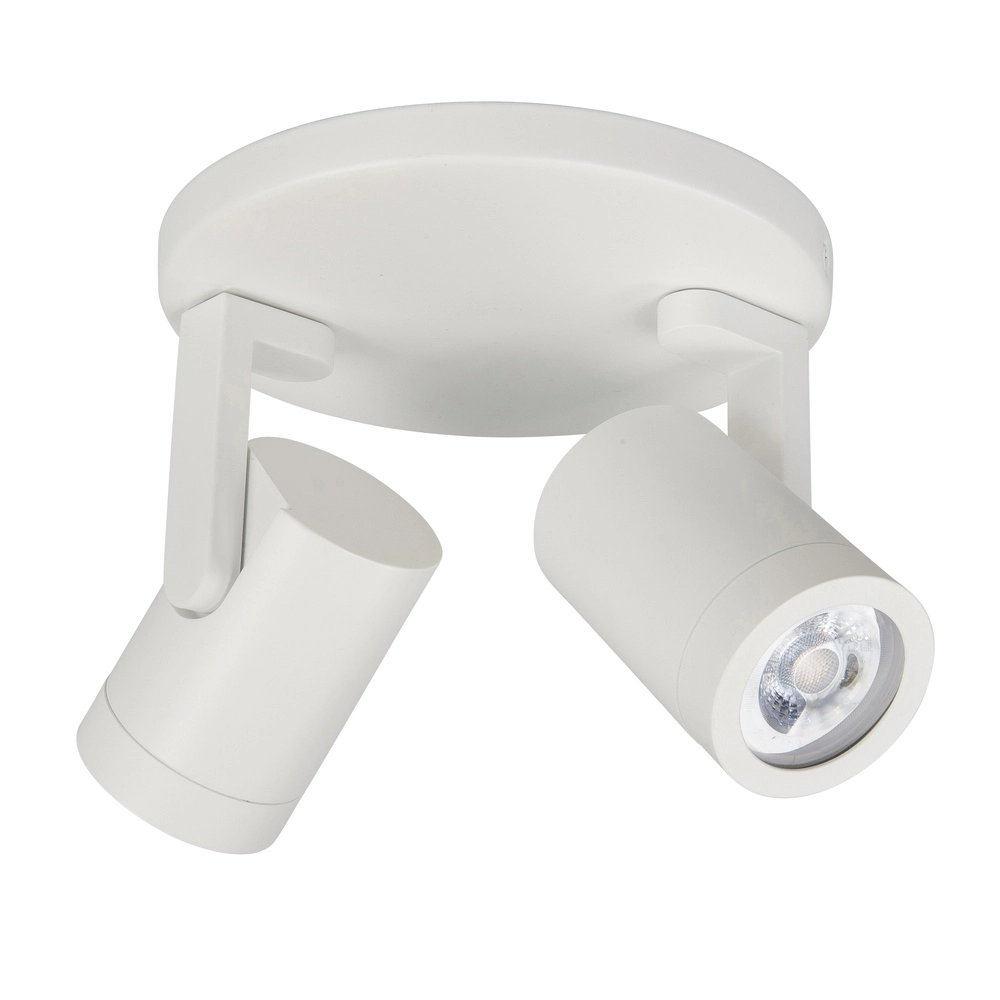 Surface-mounted spot Halo Spot white 2-light round