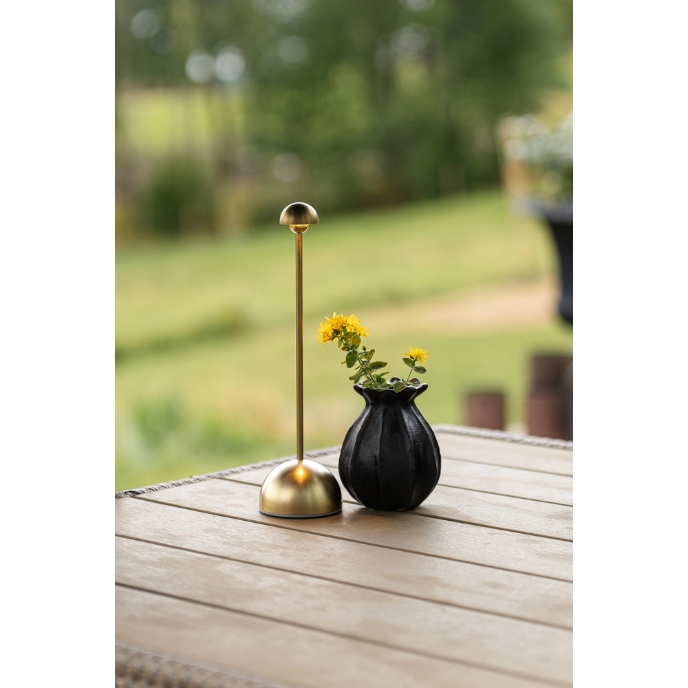 Golden table lamp Bandol Rechargeable KonstSmide 7318300030409