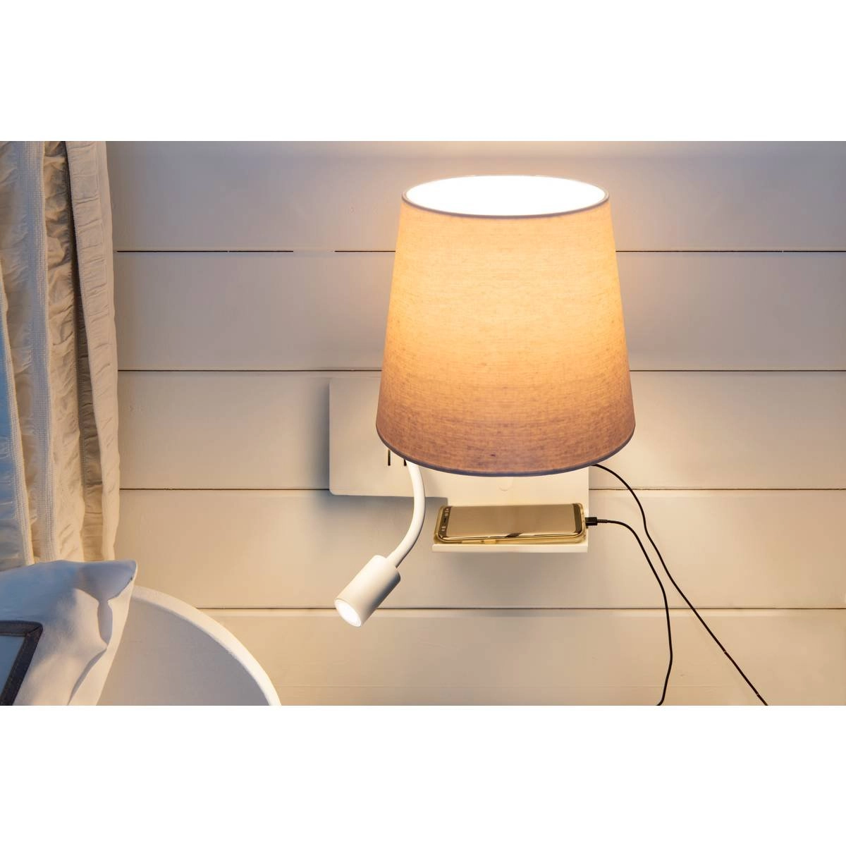 Bedroom reading lamp Somnila Flex SLV 4024163236171