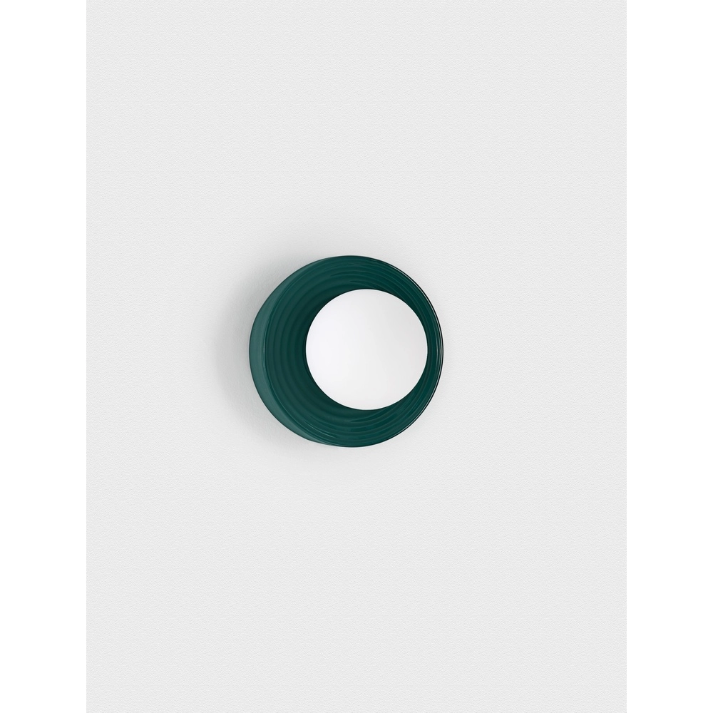 Wall lamp Orbique green Ø 16cm Lyora 5212017483928
