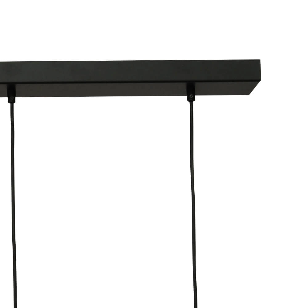 Hanging lamp Lazise 2 3x Ø 20cm and 2x GU10 black Masterlight 8718121303802