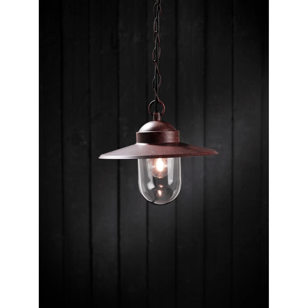 Wall lamp Luxembourg rusty brown coastal IP value Nordlux 5701581233270