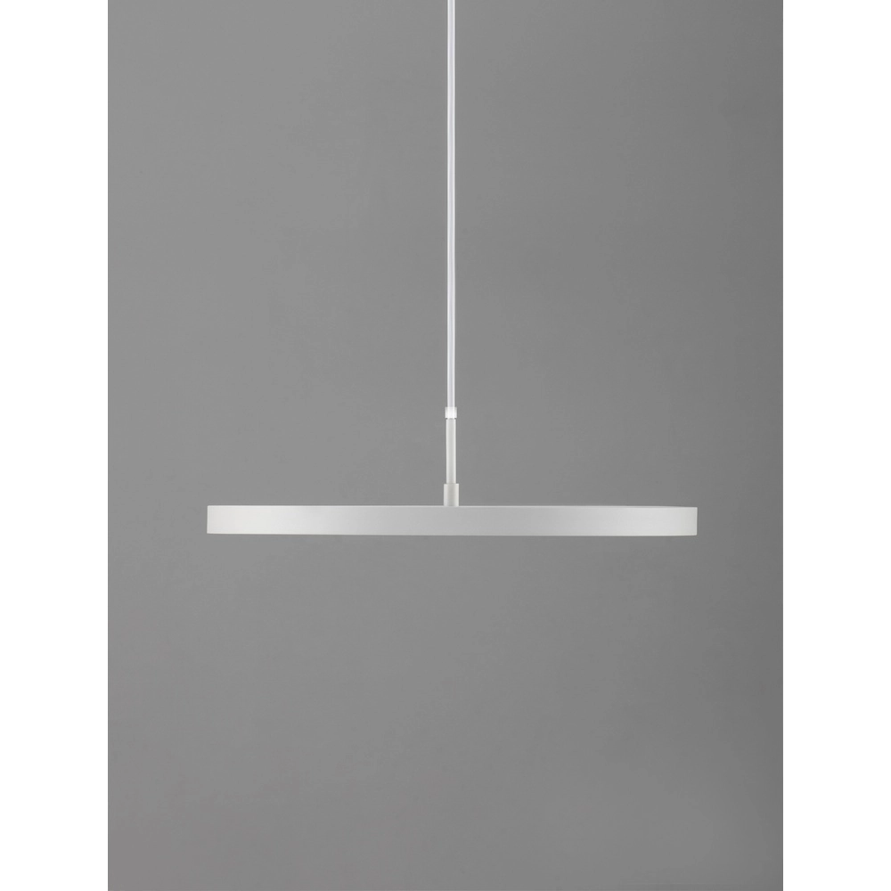 Sleek pendant lamp Andria white Ø 40cm Lyora 5212017432018