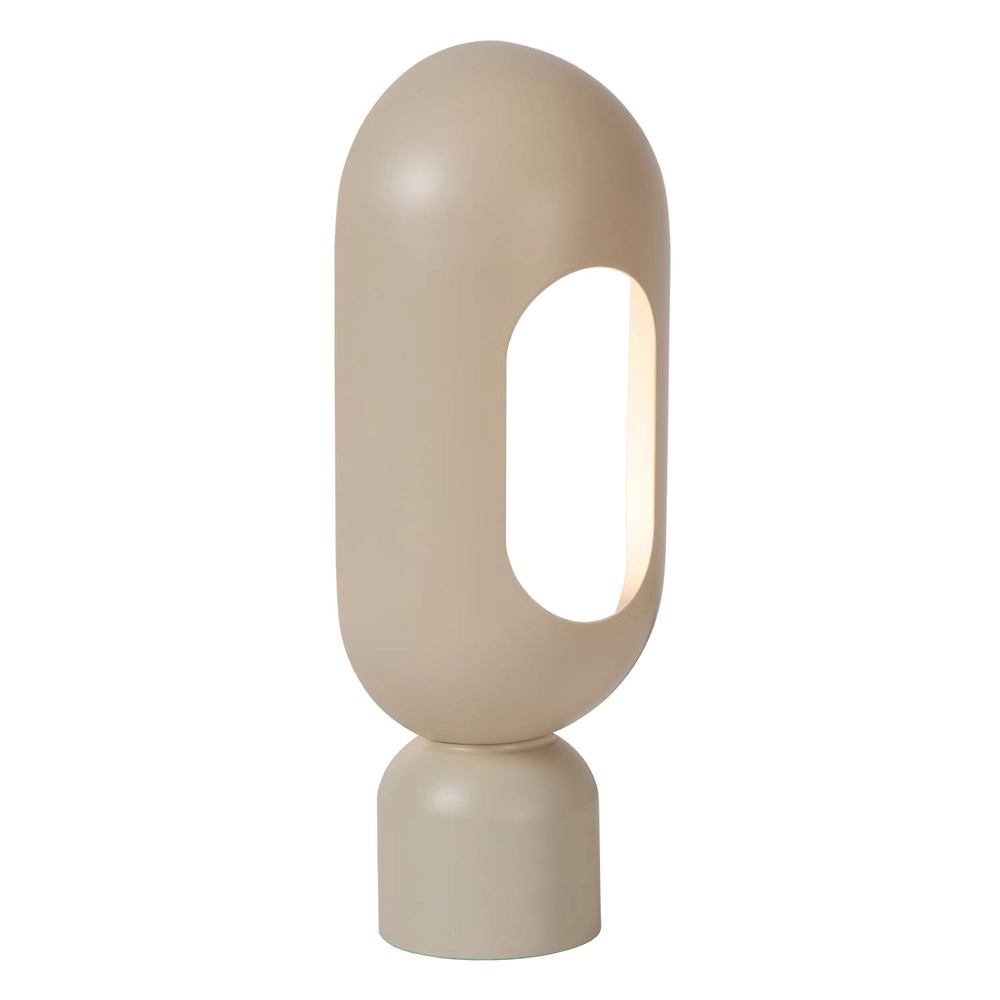 Table lamp Barris taupe Lucide 5411212051585