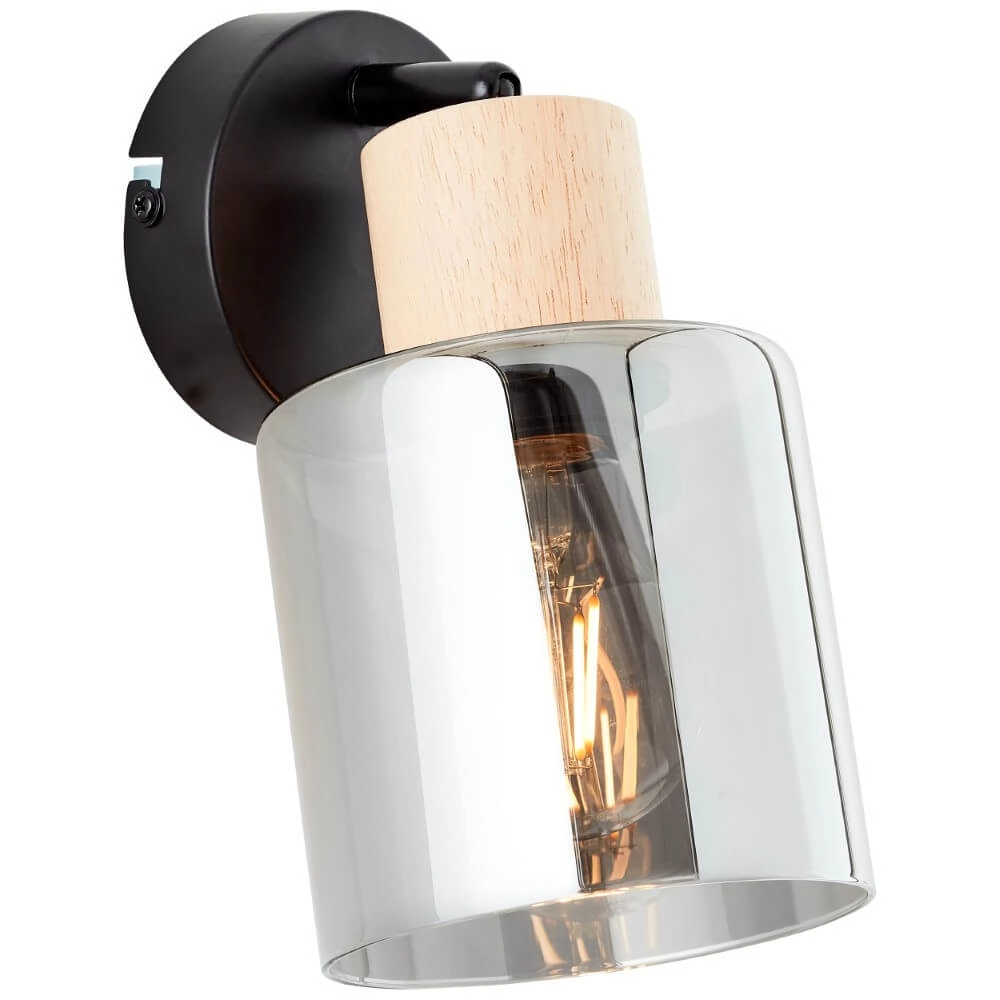 Wall lamp Weald black Brilliant 4004353413070