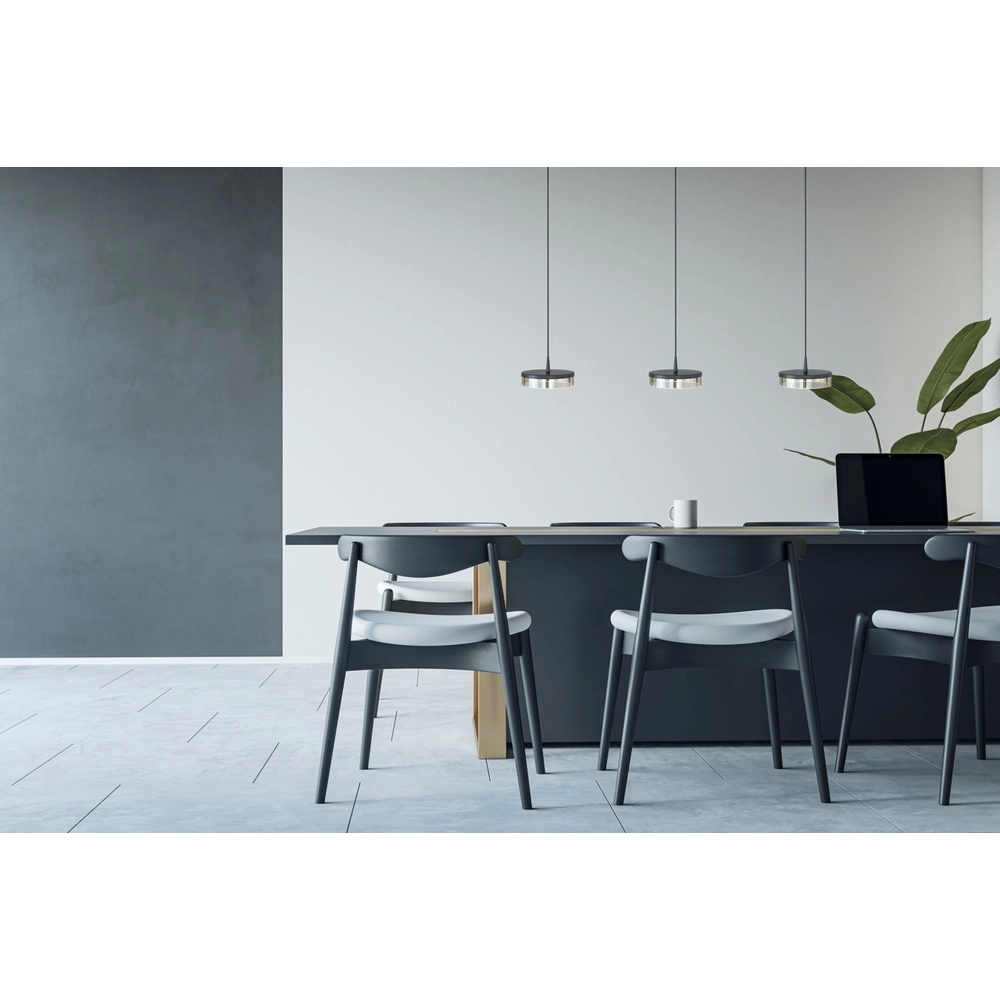 3-light pendant lamp Imperia 100cm black nickel Masterlight 8718121348605