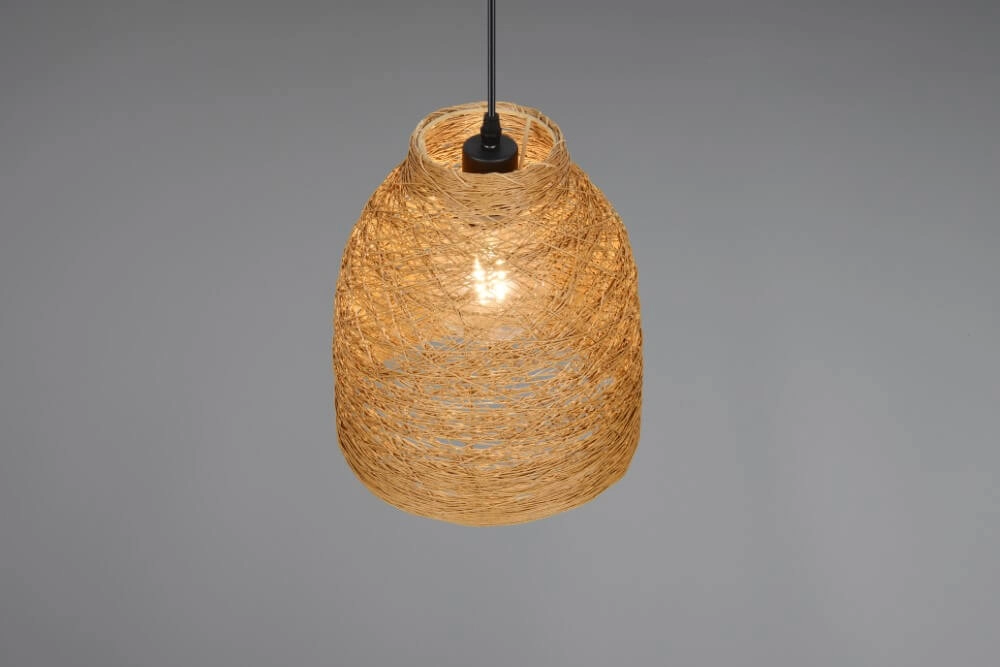 Paper pendant lamp Joeline Ø 25cm Trio 4017807637250