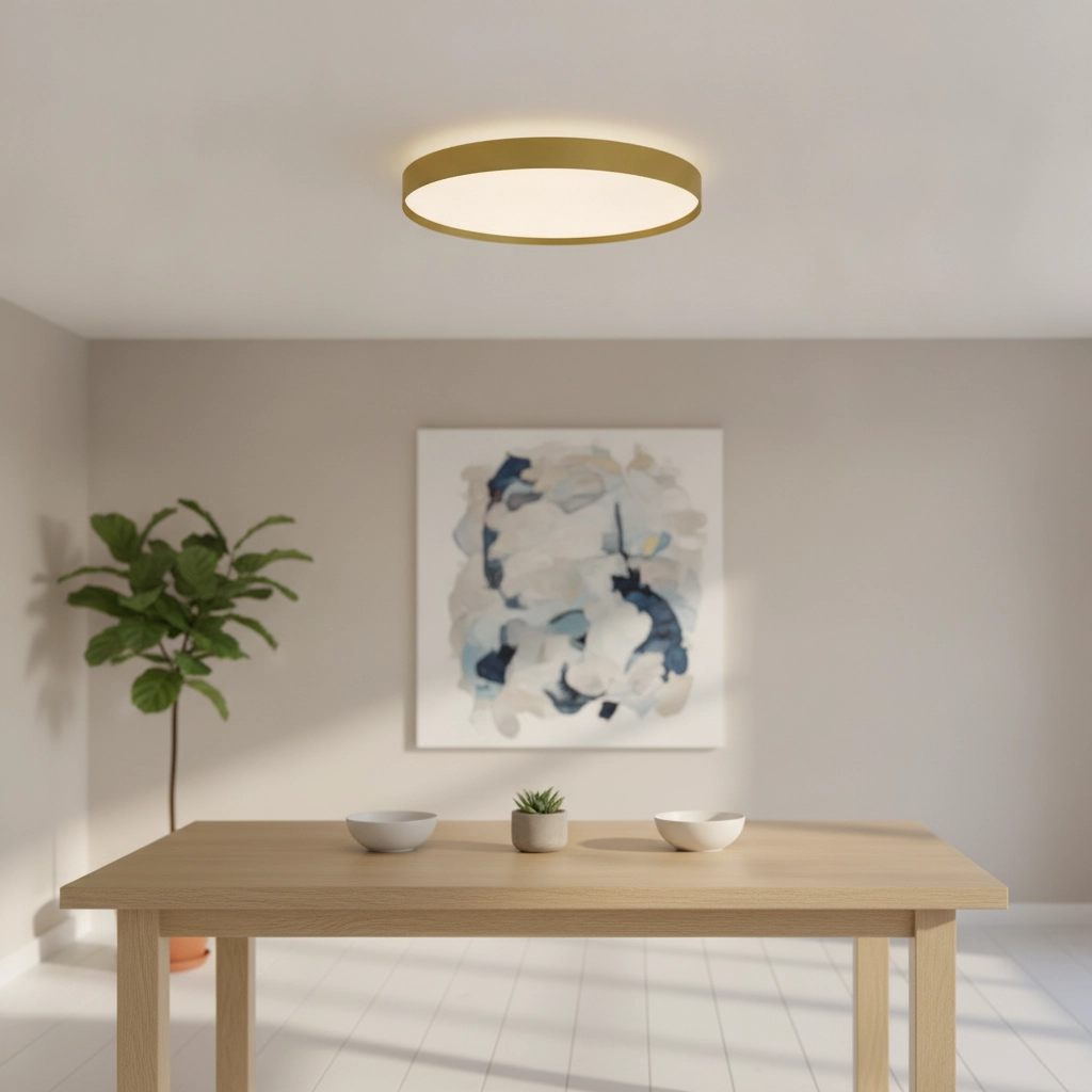 Ceiling light Roi gold Ø 50cm