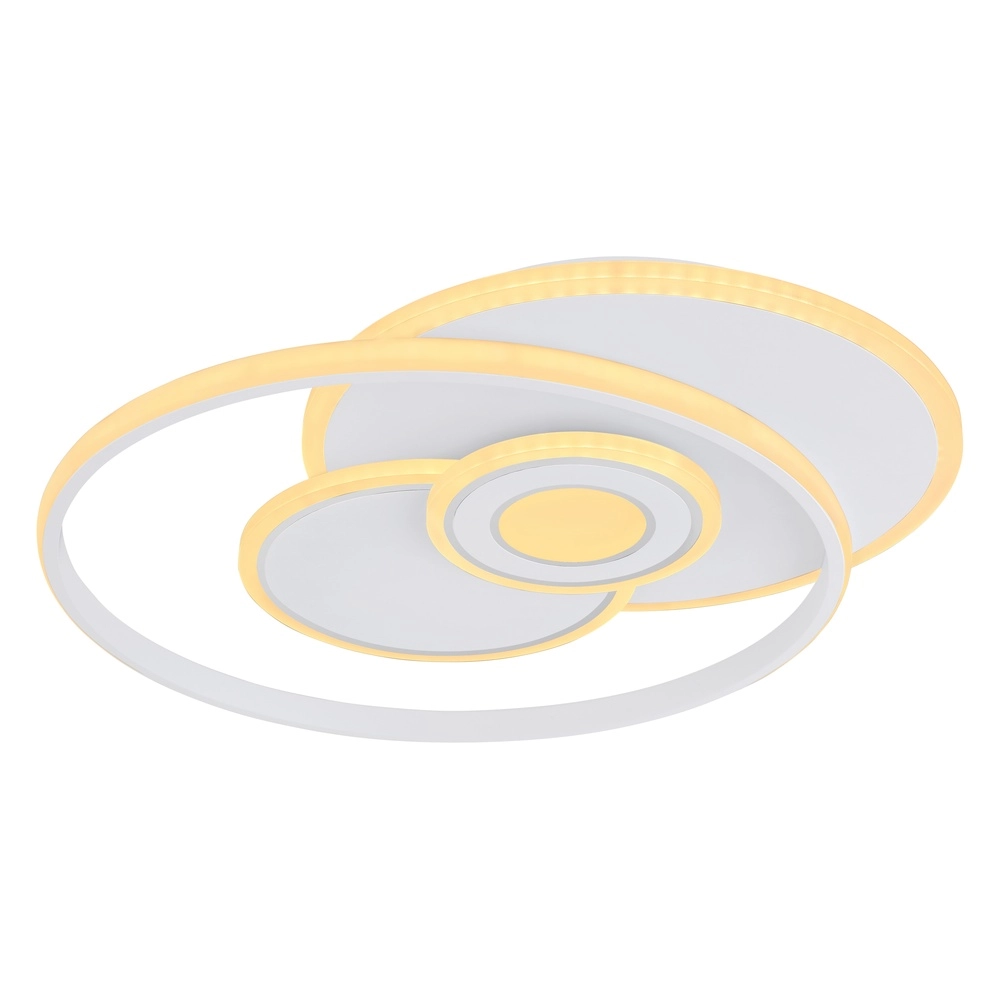 Design ceiling lamp Roderick white round 2700-6000K Globo 9007371445745