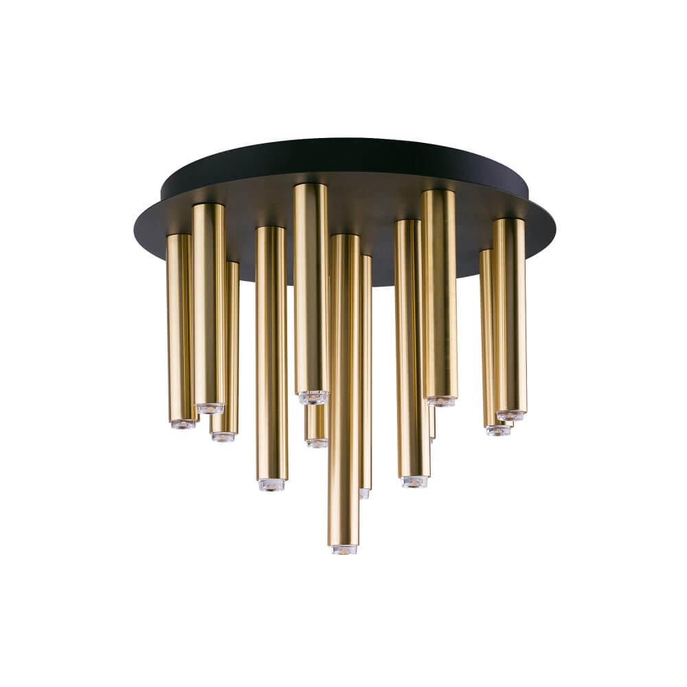 Black gold ceiling lamp Stalactite