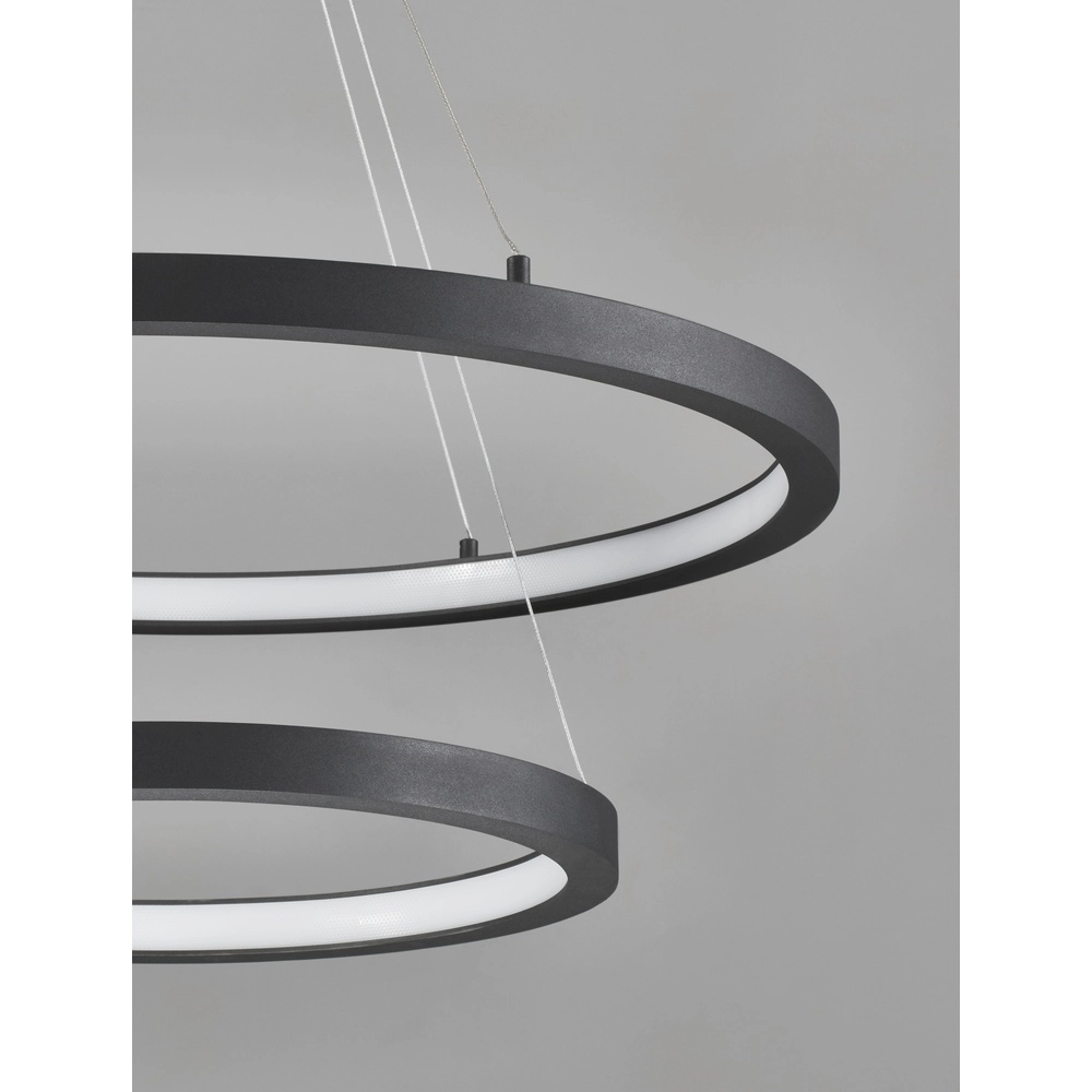 Black pendant lamp Empatia Design double Lyora 5212017442680