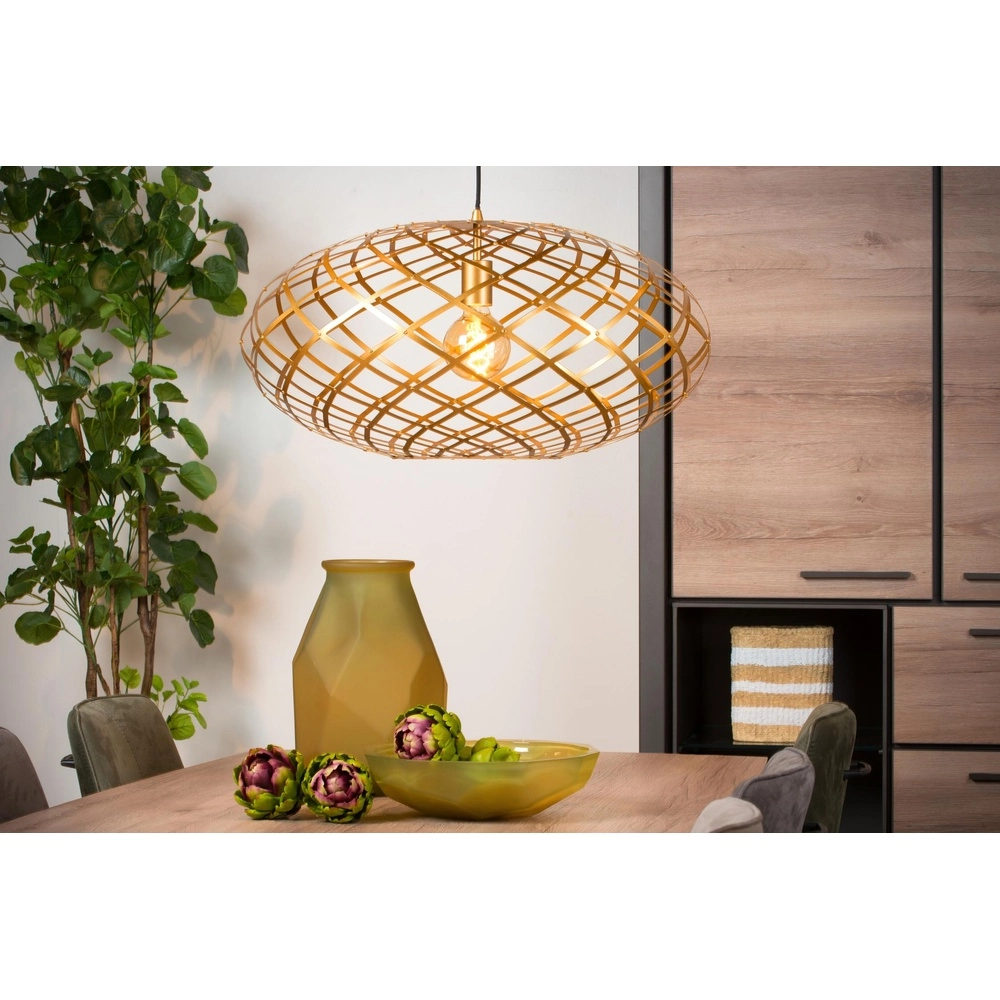 Pendant lamp Wolfram Ø 65cm gold Lucide 5411212211132