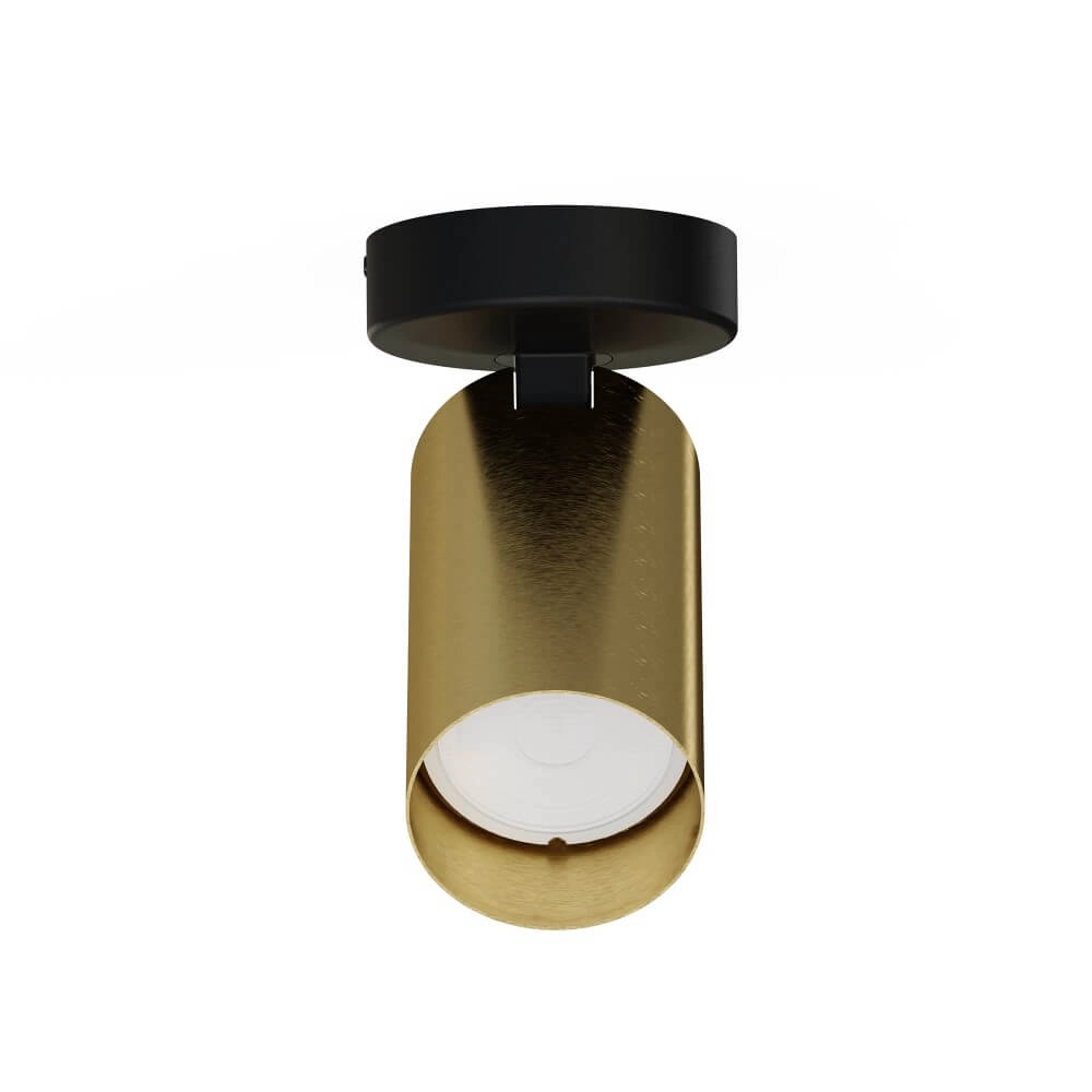 Surface-mounted spotlight Mono gold with black Lyora 5903139777896