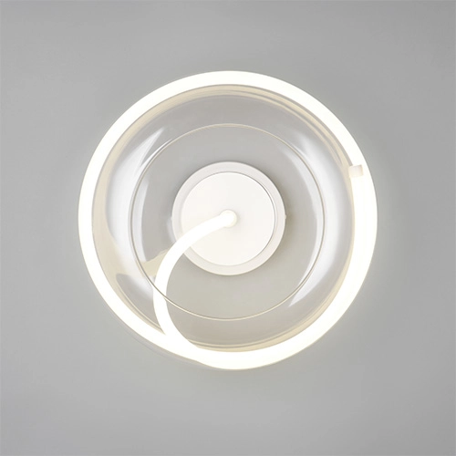 Design ceiling lamp Tarsia white Ø 40cm Trio 4017807683387