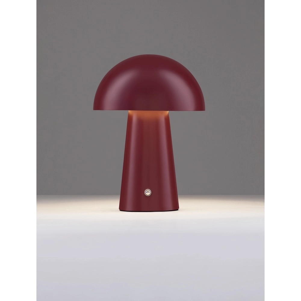 Rechargeable table lamp Ande burgundy red Lyora 5212017472137