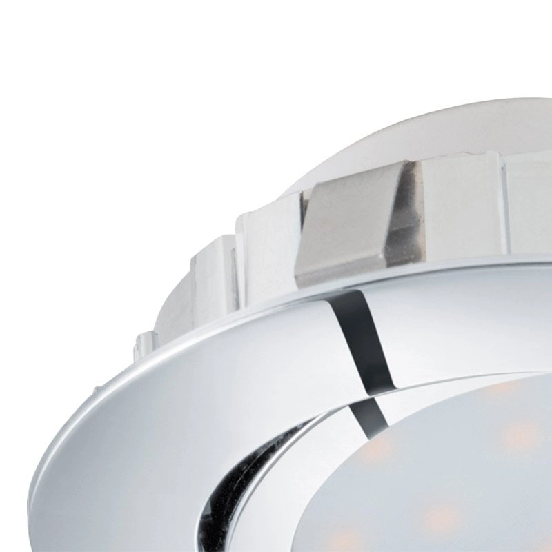 Led ceiling spot Pineda Round (3x) 3x6w - 3000K - 8,4cm chrome Eglo 9002759958527