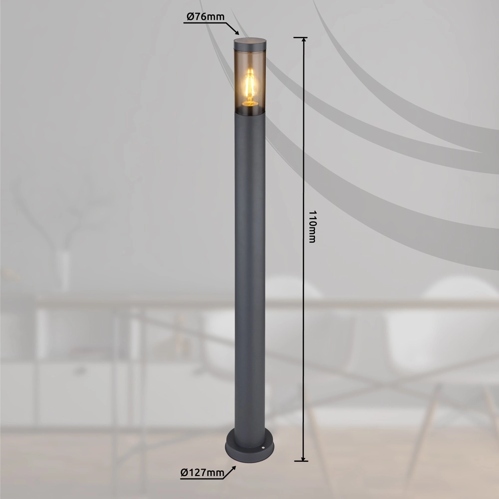 Path lighting Boston Stainless steel with sensor Globo 9007371118465