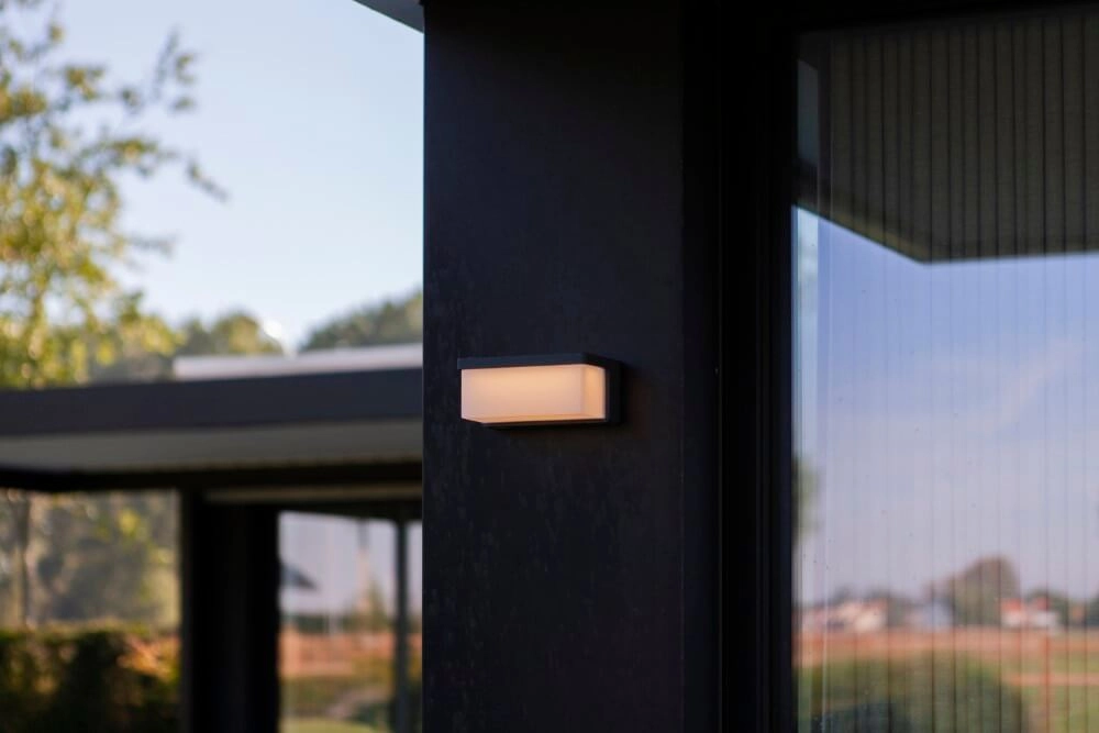 Solar wall lamp Zelna anthracite Lutec 6939412015637