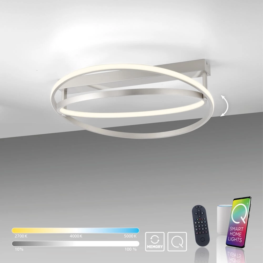 Ceiling lamp Q-Beluga metal Paul Neuhaus 4012248373590