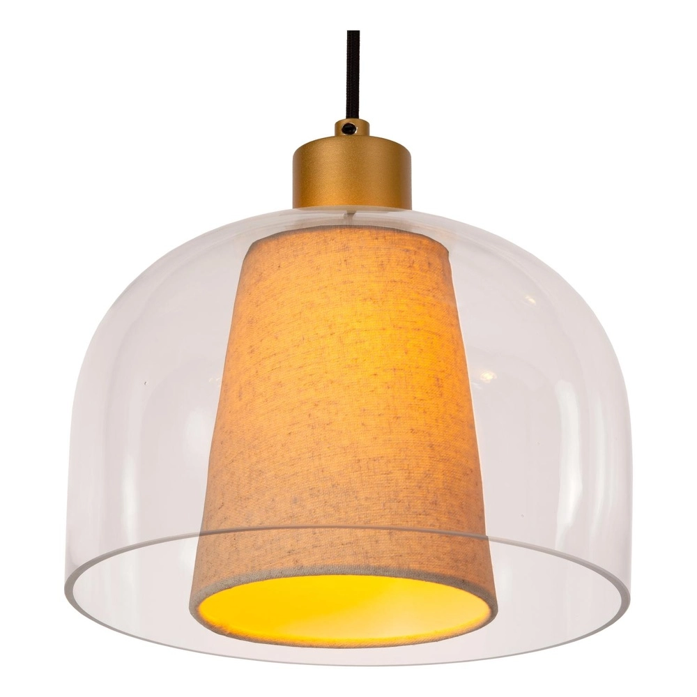 Design pendant lamp Gunhild 3-light gold straight Lucide 5411212303356
