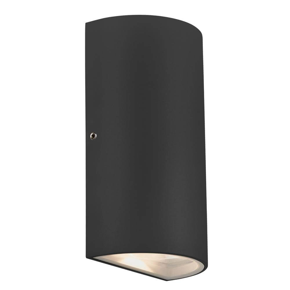 Round surface-mounted spot Rold black