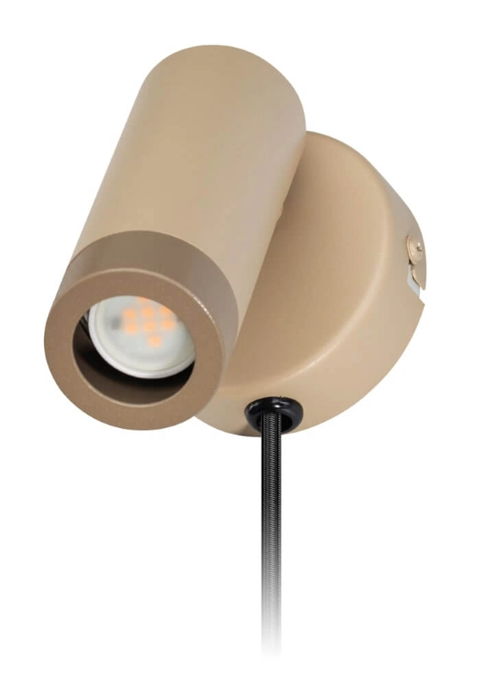 Sand-colored wall lamp Miller Sand ankle