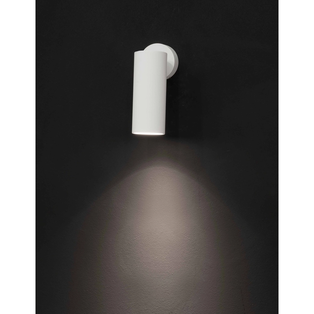 Wall spotlight Dexter Round white