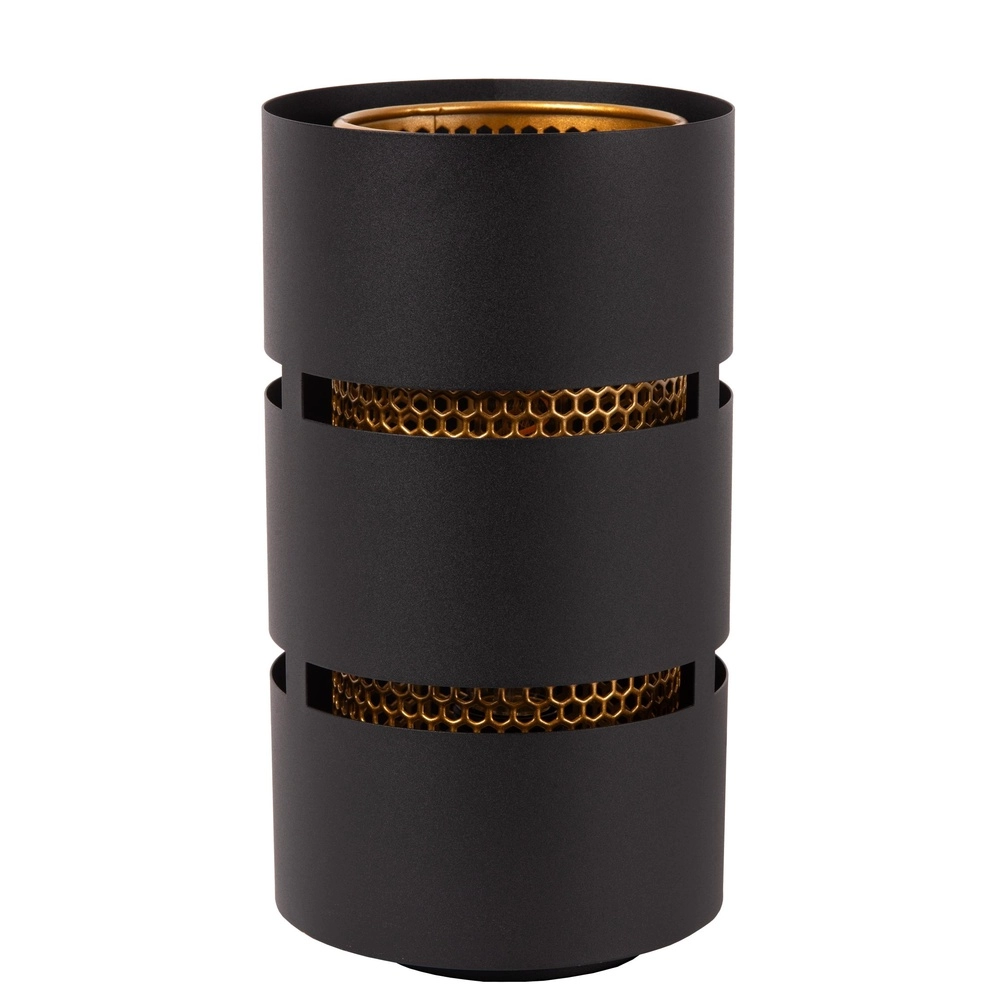 Table lamp Rosas black with gold