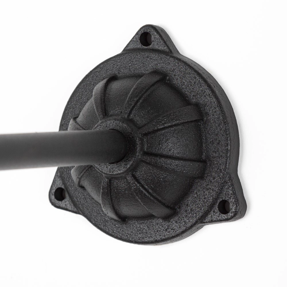 Cast iron wall lamp Provence Matt black KS Verlichting 8714732758505