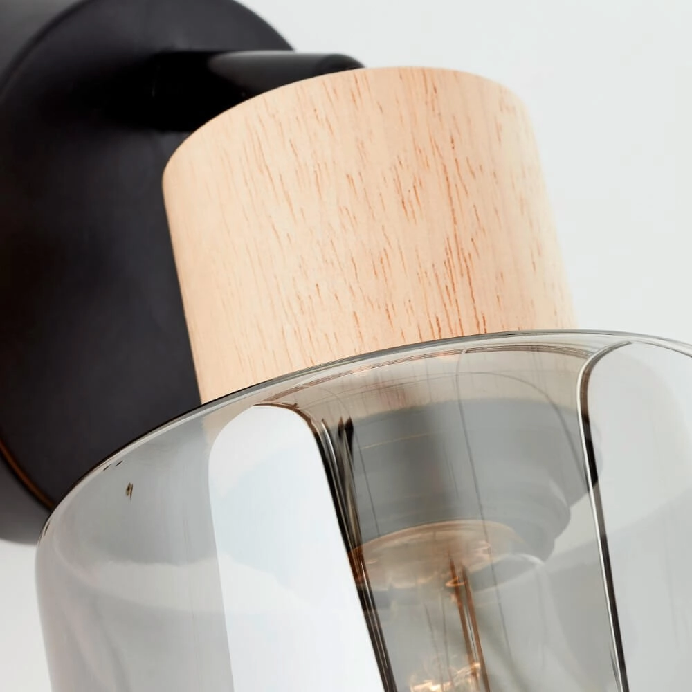 Wall lamp Weald black Brilliant 4004353413070