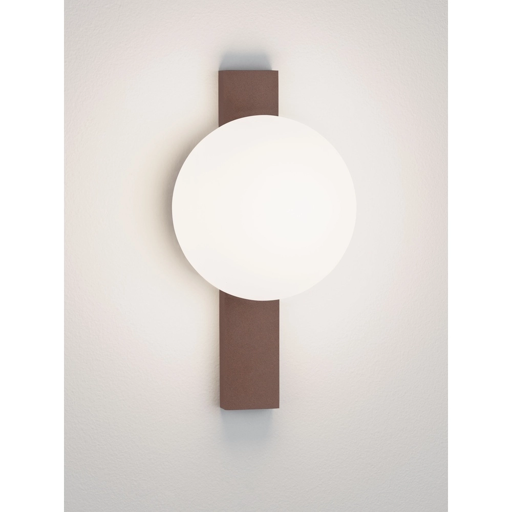 Unique wall lamp Remi Rusty brown with white bulb Lyora 5212017494481