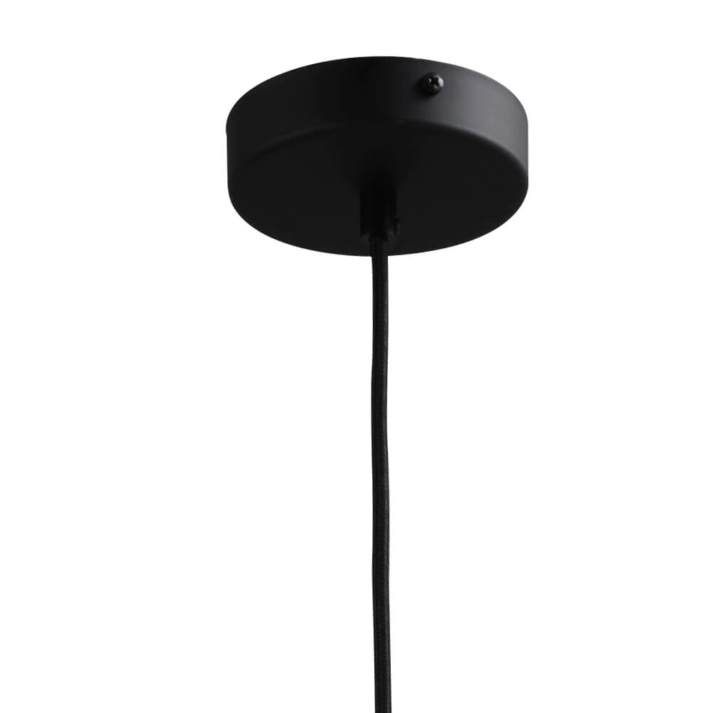 Black glass hanging lamp Baloton Ø 30cm Masterlight 8718121247380