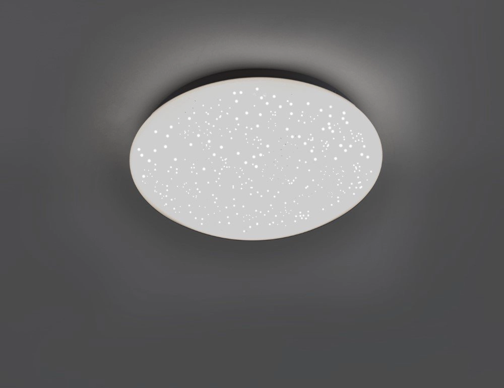 Adjustable ceiling light Skyler RGB 25cm with star effect Just Light 4043689928889