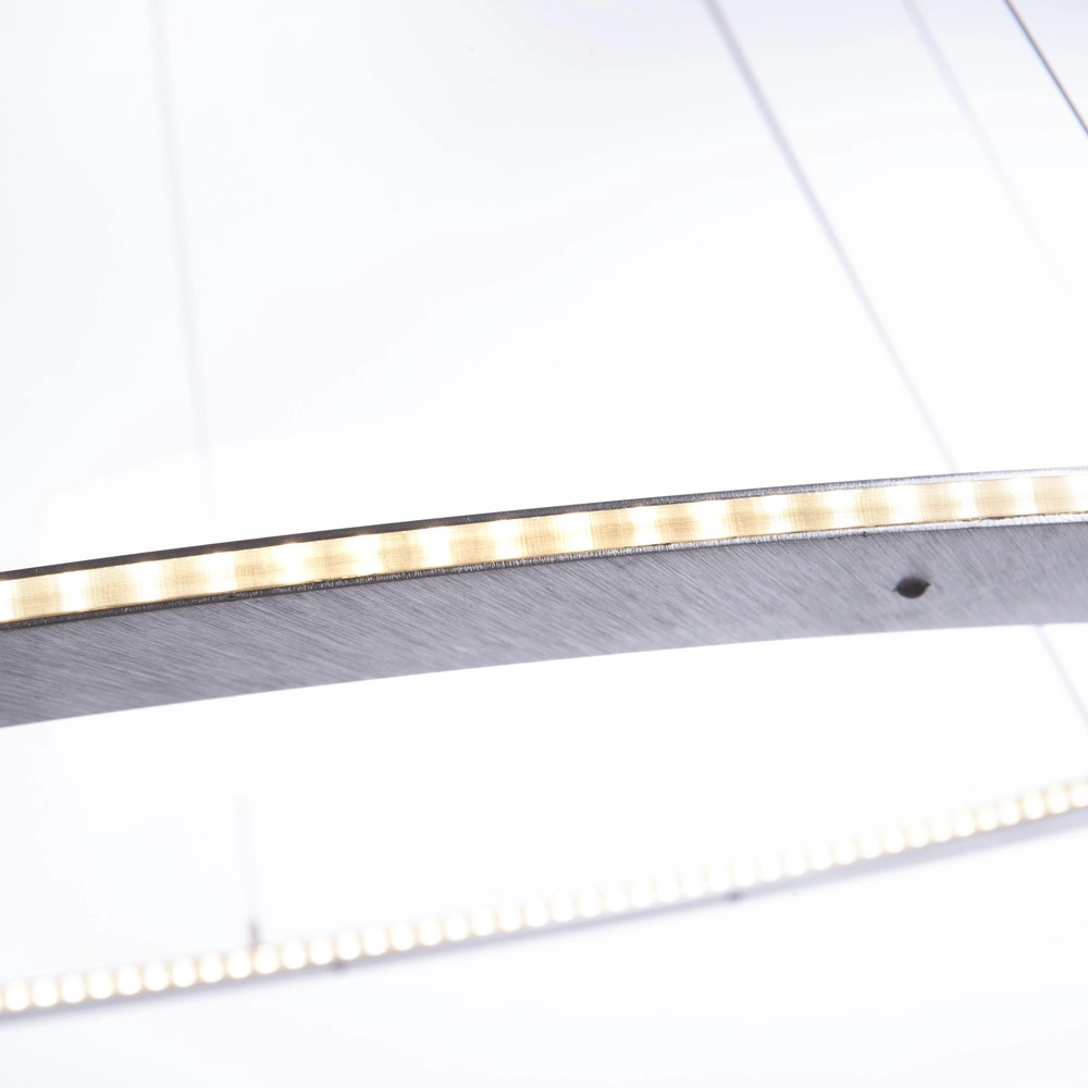 Led pendant light Pure Cosmo brushed metal - Ø 75cm Paul Neuhaus 4012248350751
