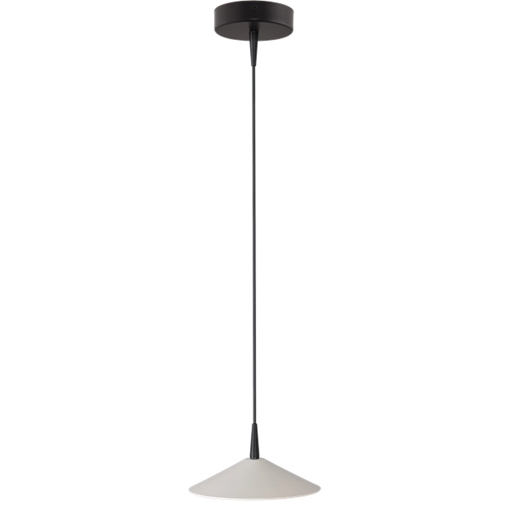 Design pendant lamp Ceppo black with white Ø 18cm