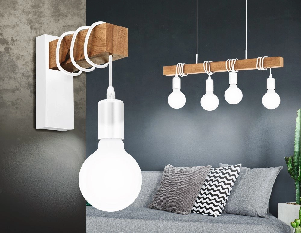 Pendant lamp Townshend Wood Eglo 9002759437046