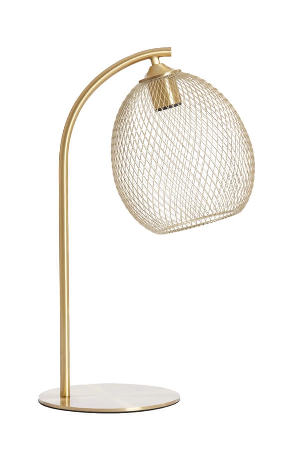 Golden table lamp Moroc Ø 20cm Light & Living 8717807686420