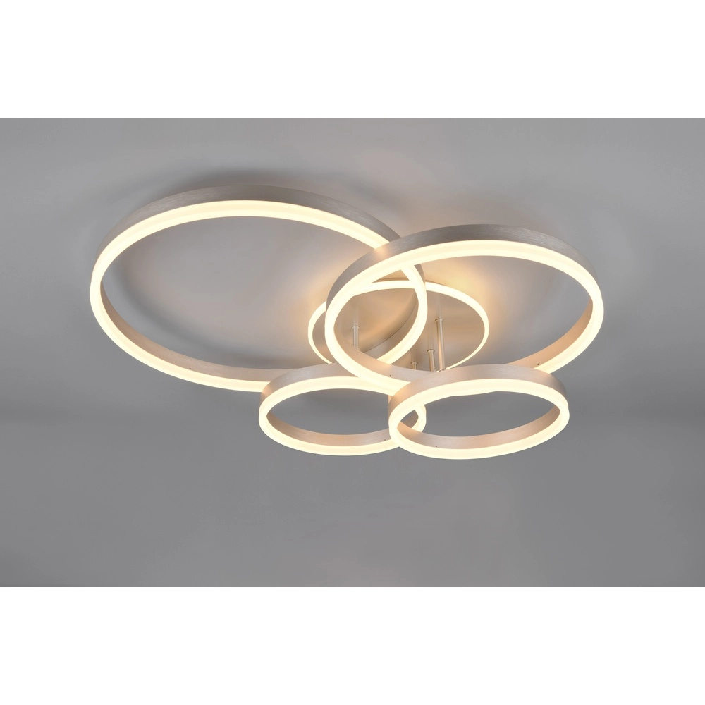 Ceiling lamp Drake Nickel Modern Trio 4017807657821