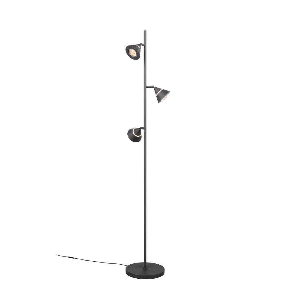Floor lamp Romeo black