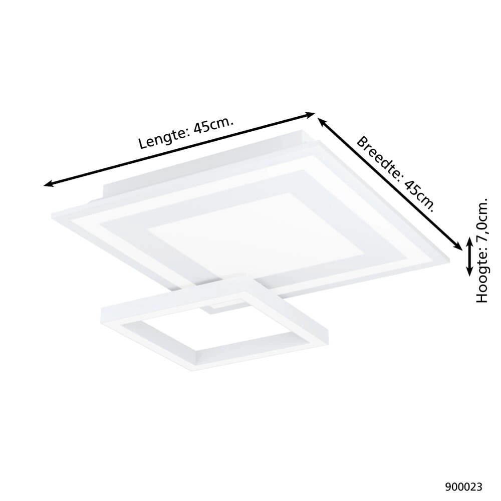Ceiling lamp Zigbee Savatarila-Z 45x45cm white Eglo 9008606221677