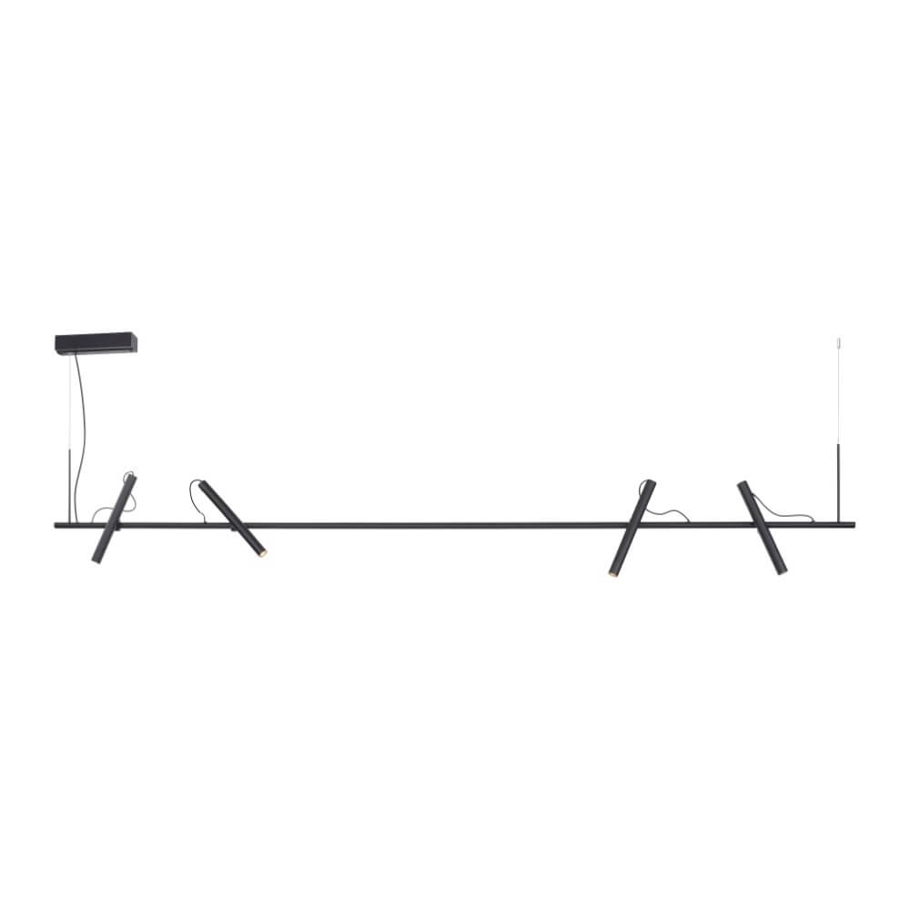 Design hanging lamp Pure Tutua black Paul Neuhaus 4012248365540