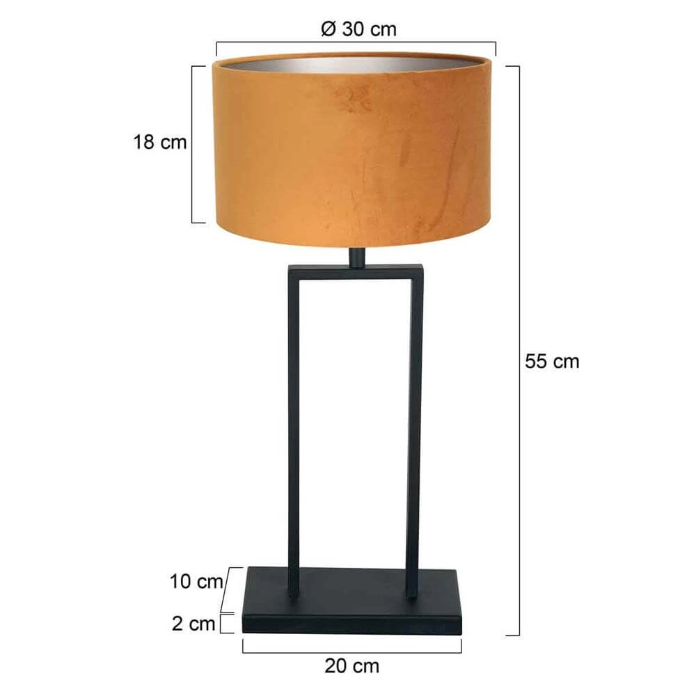 Table lamp 55cm Stang with golden hood Steinhauer 8712746173963