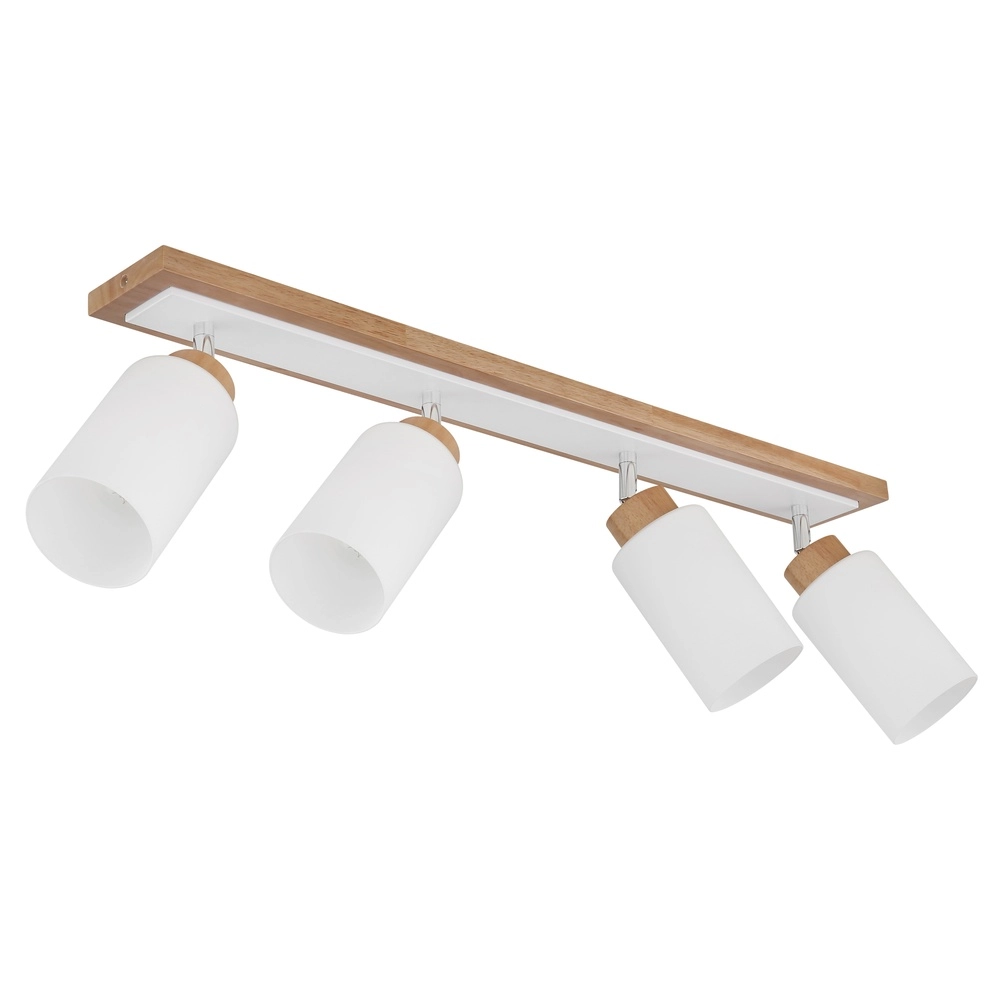 Ceiling lamp Rowena 4-light wood Globo 9007371583362