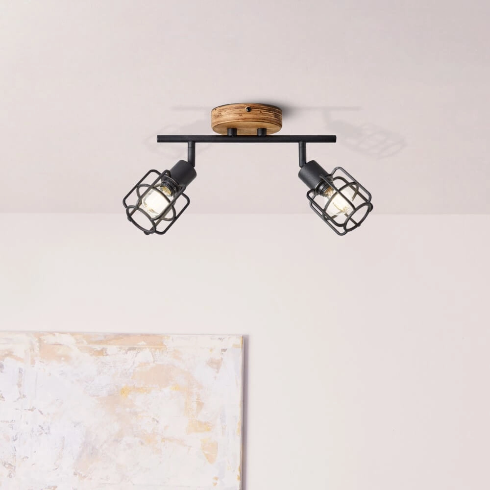 Industrial ceiling lamp Gwen 2-light Brilliant 4004353409813