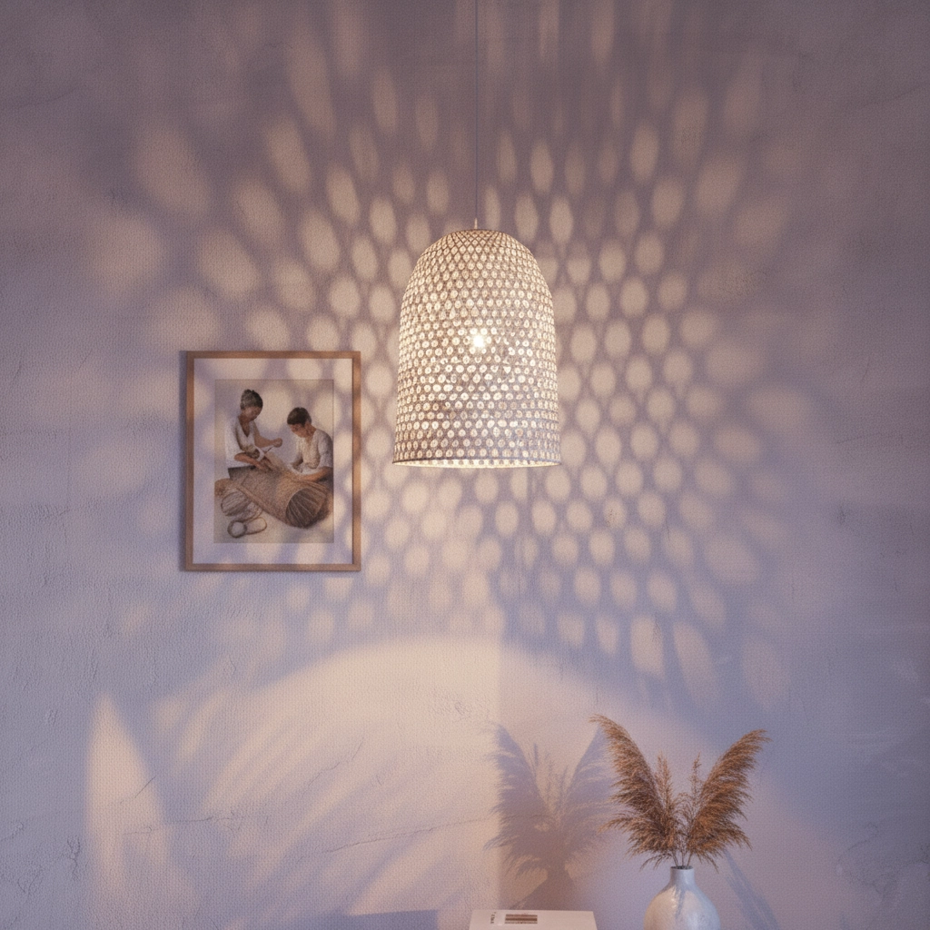 Pendant lamp Aurora white Ø 40.5cm